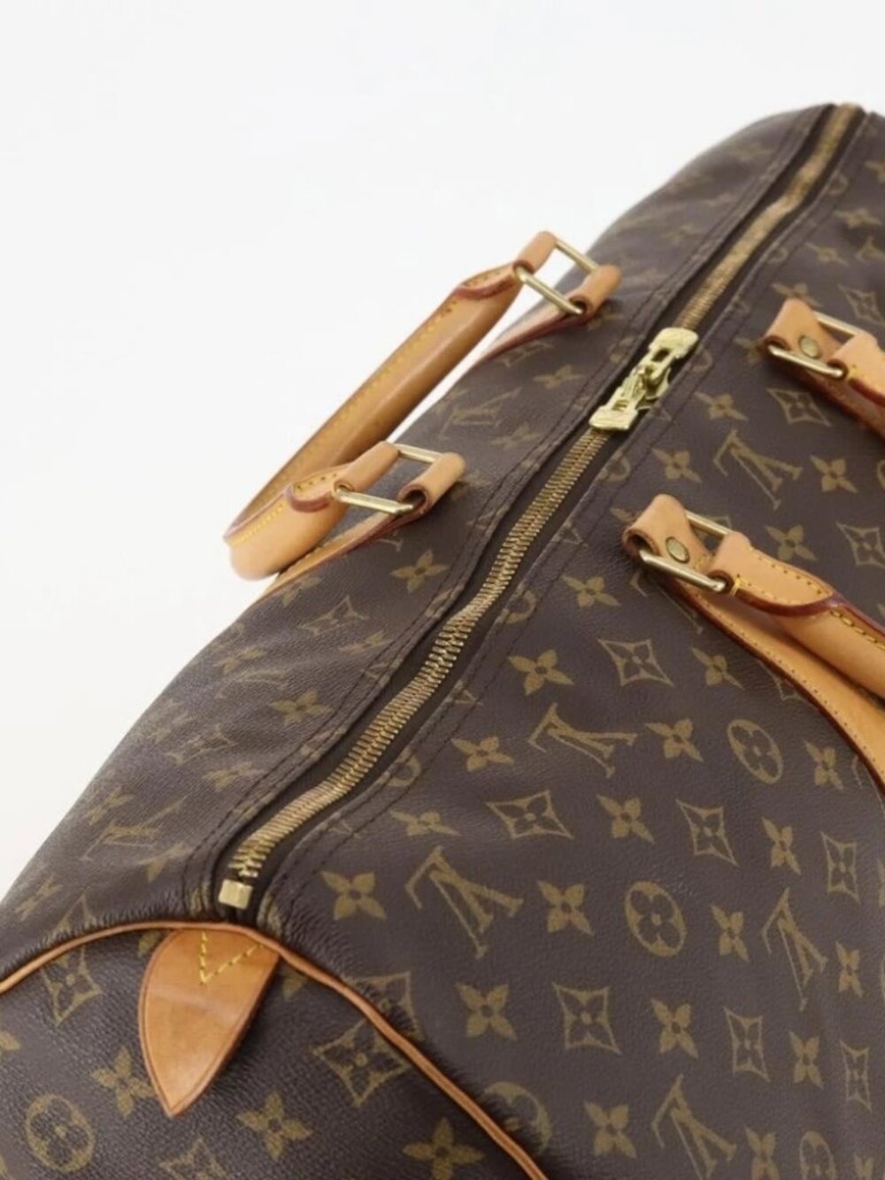 LOUIS VUITTON Monogram Keepall 55 Boston Bag M41424 LV Auth 171243A - Picture 7 of 14